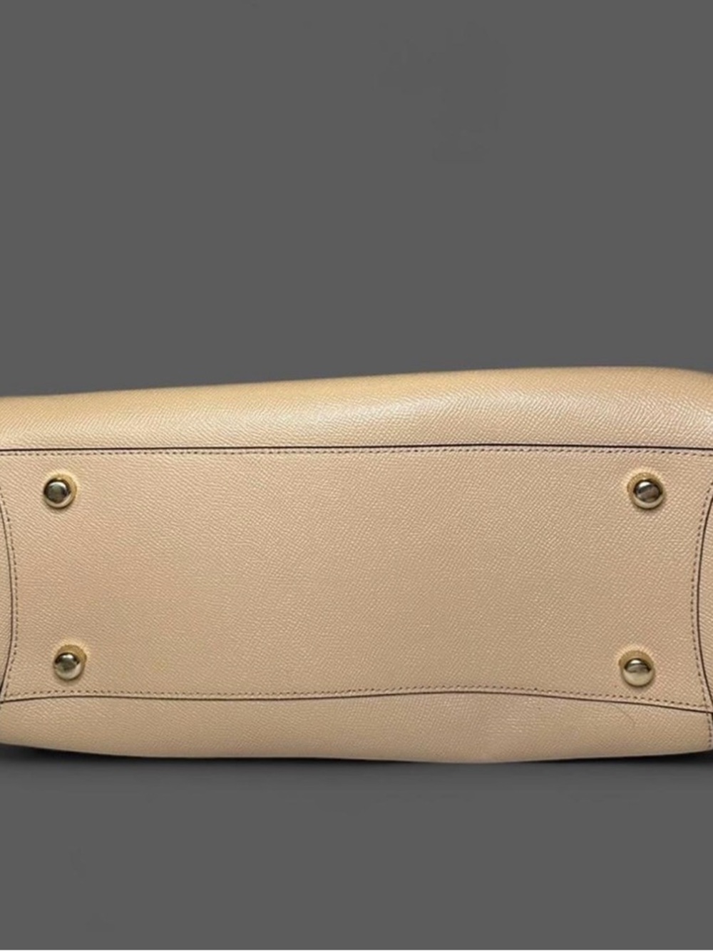 COACH Small Margot Carryall in Crossgrain Leather - Beechwood Beige - Picture 3 of 6